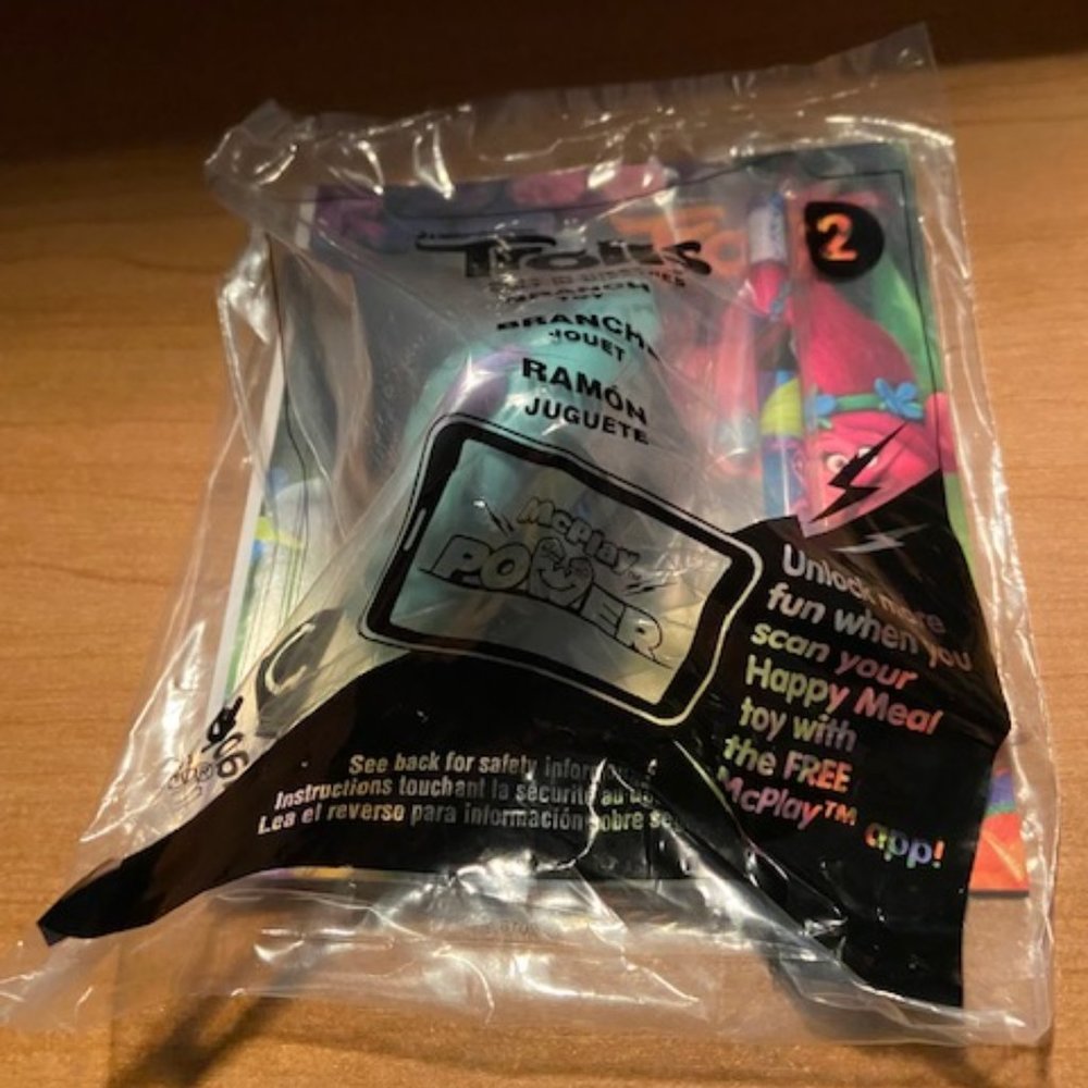 2/$30 McDonald's DreamWorks Trolls Branch Pencil Topper Happy Meal Toy 2016 NIP